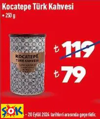 KOCATEPE TÜRK KAHVESİ 250 G KOCATEPE TÜRK KAHVESİ 250 G